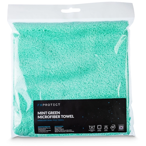 FX PROTECT MINT GREEN 550gsm 40x40cm uniwersalna mikrofibra bezszwowa